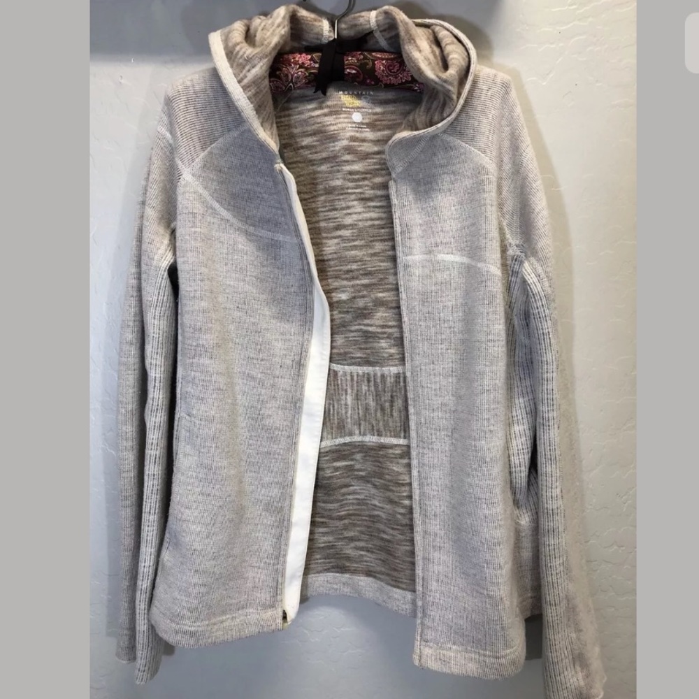 Mountain Hardwear wool sweater jacket Sarafin L